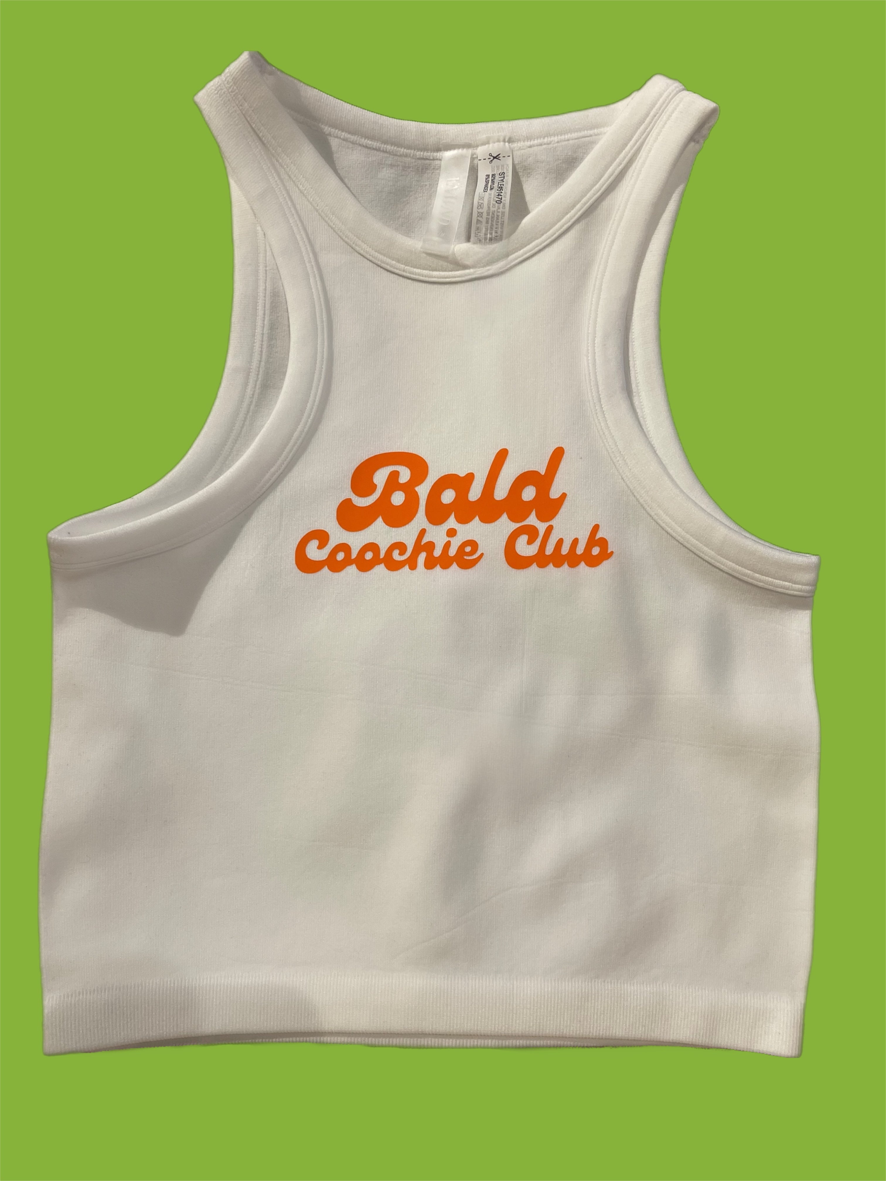 Bald Coochie Club Cropped Fitness Tank